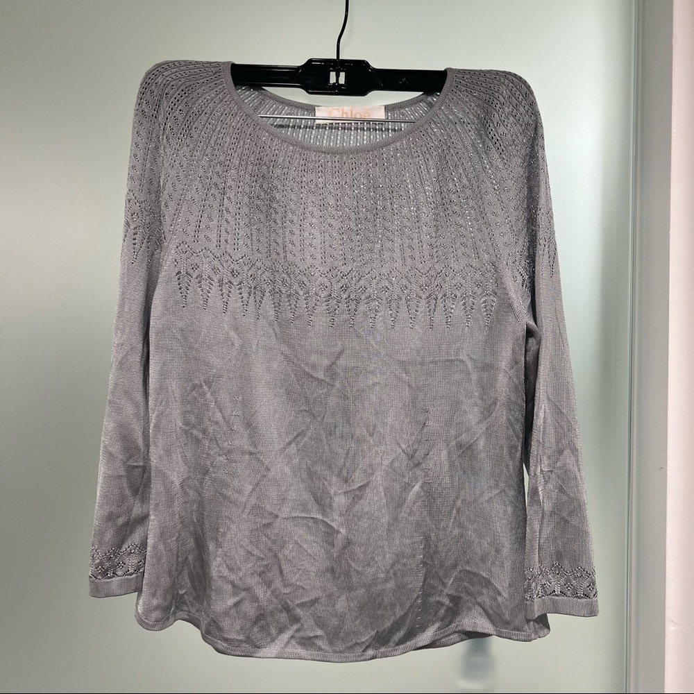 Chloe Vintage Knitted Top